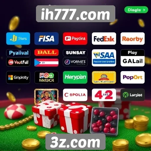 Opcões de pagamento disponíveis no ih777.com